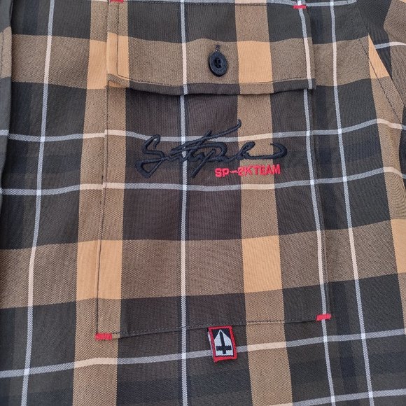 SOUTHPOLE Men's L SPG Function Plaid Button Down Shirt SP-2K Collection - Picture 6 of 10